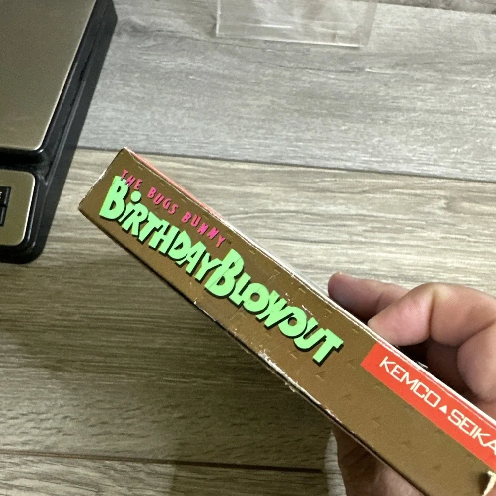 NES Nintendo The Bugs Bunny Birthday Blowout Box Manual CIB AUTHENTIC 1990